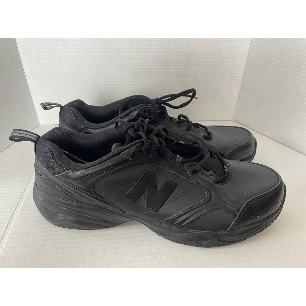 Mens New Balance 624 Size 15 D Black Leather Shoes MX624AB2 NEW!🔥